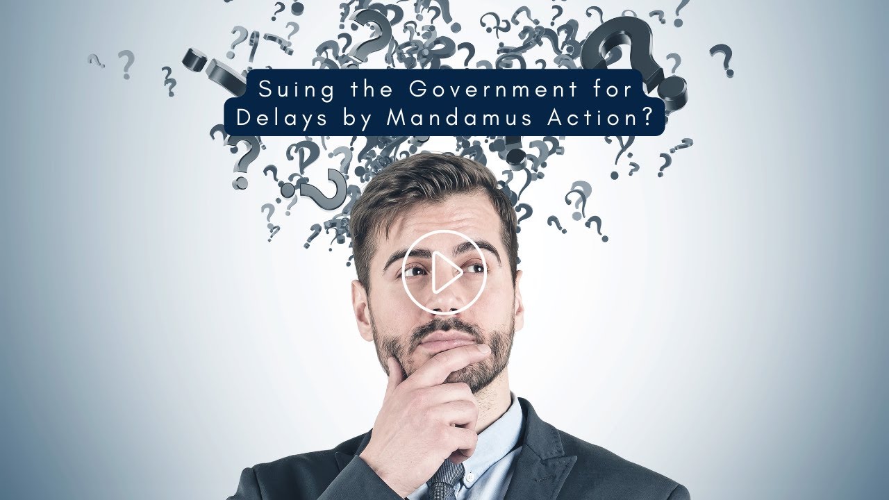 Suing the Government For Delays by Mandamus Action
