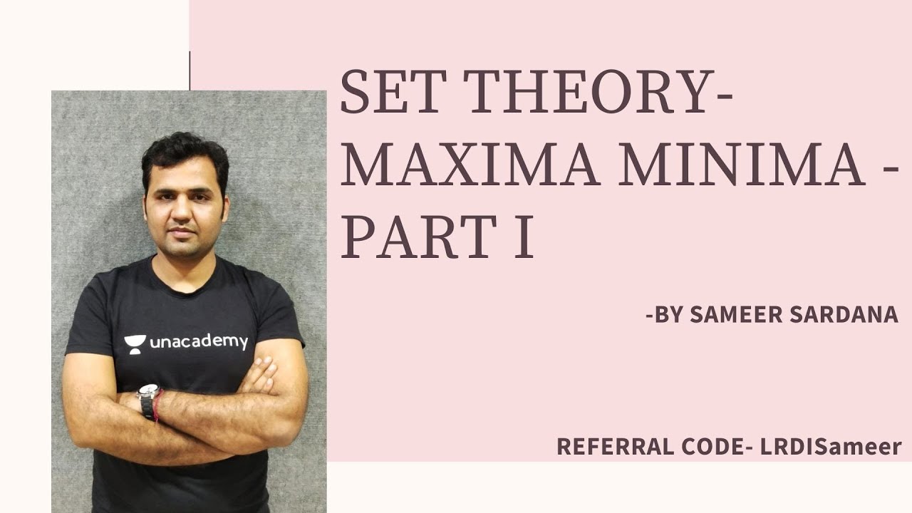 Maxima - Minima Of Three Sets- Logical Approach To Solve