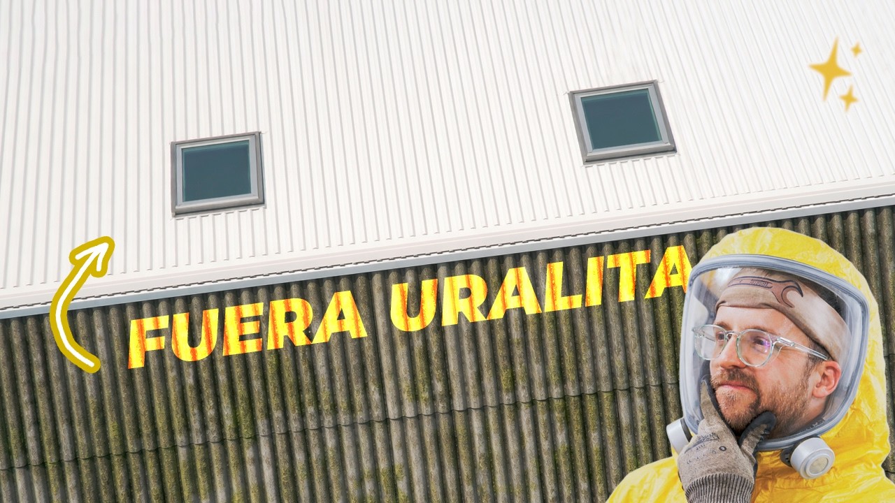 ☢️Cómo QUITAR URALITA sin MORIR en el Intento☢️ - Rehabilitación de tejado con @tejadoscofam