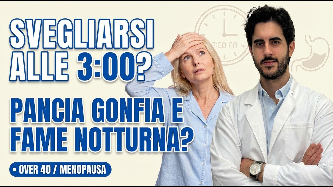 Ti svegli alle 3 di notte dopo i 40? Non è solo insonnia!