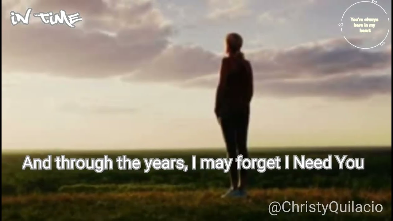 In time (Lyrics) - Engelbert Humperdinck #intime #engelberthumperdinck