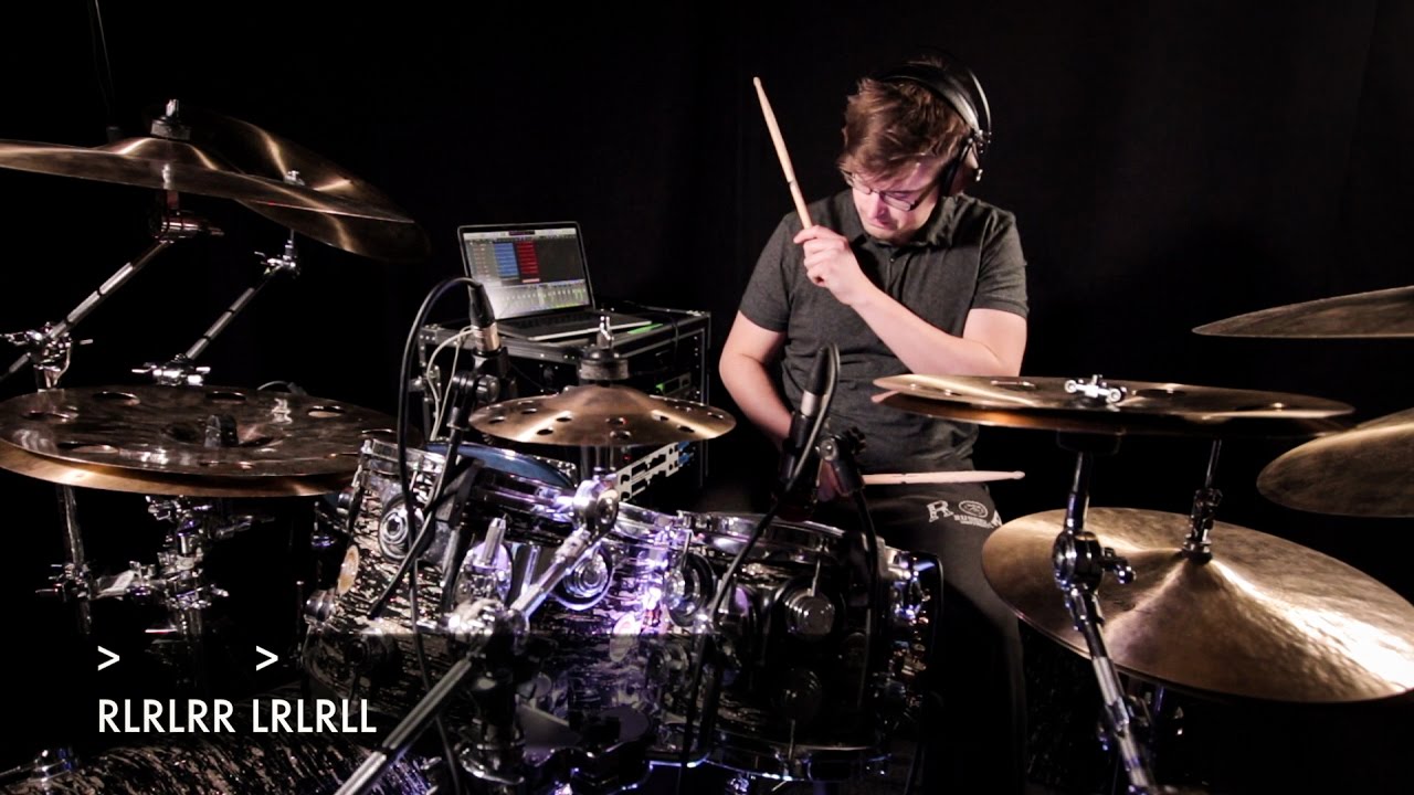 Double Paradiddle Groove | Урок игры на барабанах