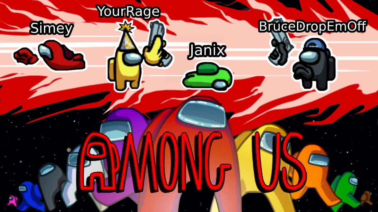 BruceDropEmOff and YourRAGE Play Among Us! THINGS GOT HEATED!