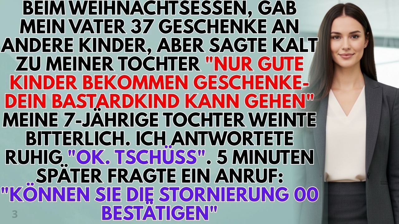 „An Weihnachten beleidigte mein Vater meine Tochter – ich schwieg nicht“