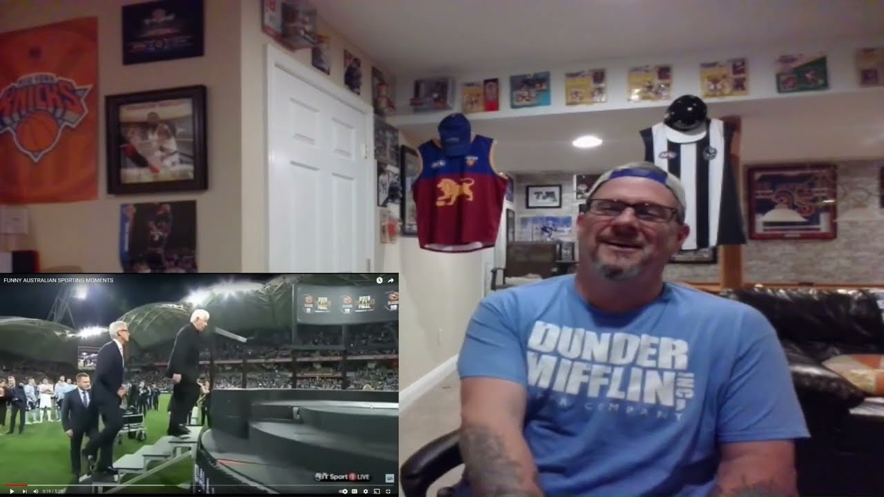 American NY Jets Fan Reaction to Funny Australian Sporting Moments!