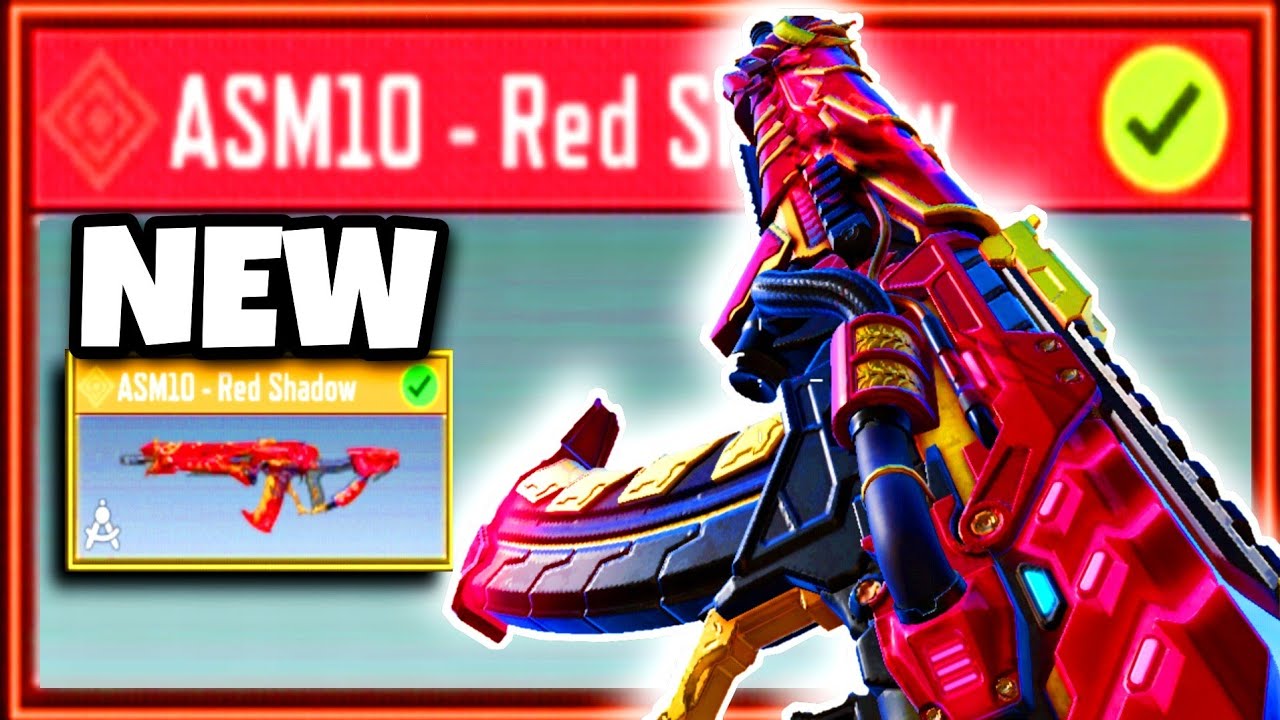 NEW Legendary ASM10 RED SHADOW in Solo v Squad - COD MOBILE