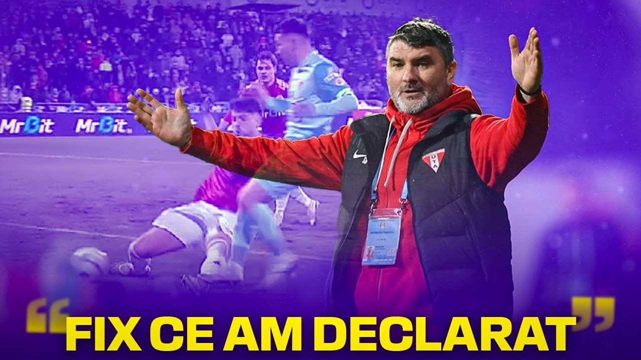 Mihalcea a spus de trei ori același lucru, după ce UTA nu a primit penalty la 2-2 cu Oțelul