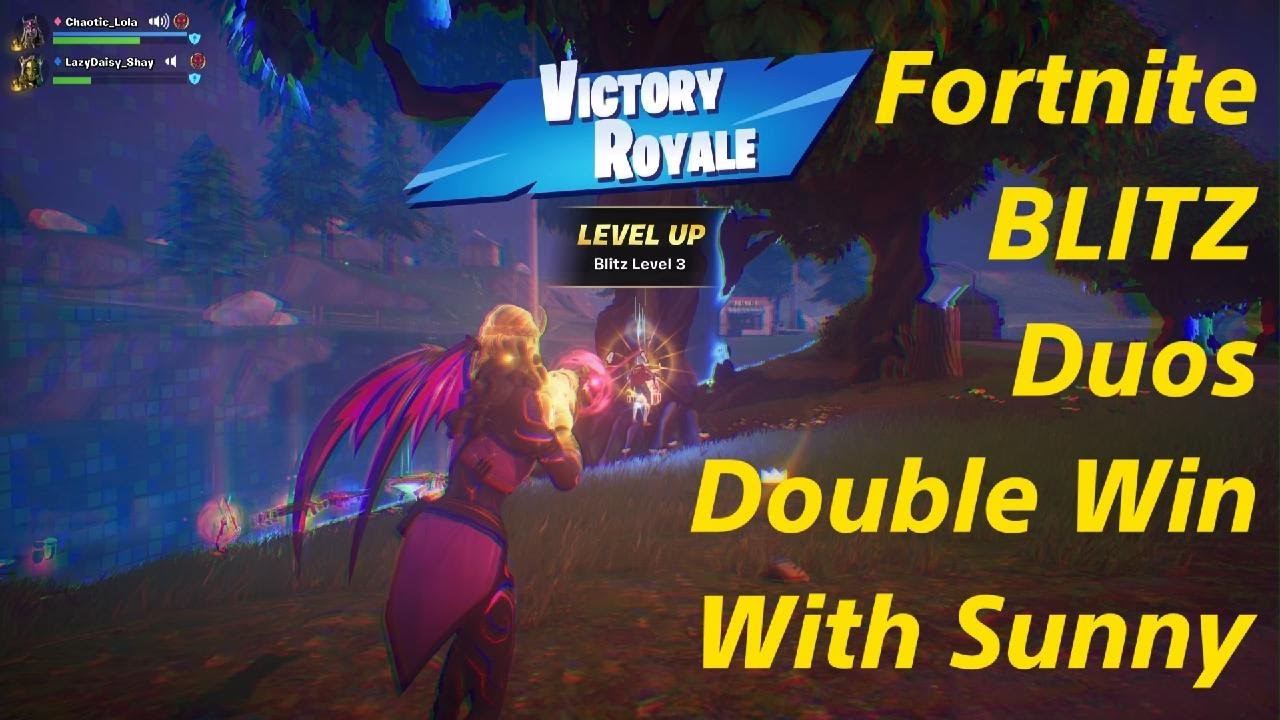 Fortnite BLITZ Duos Double Win Gameplay with @Sunflower452T