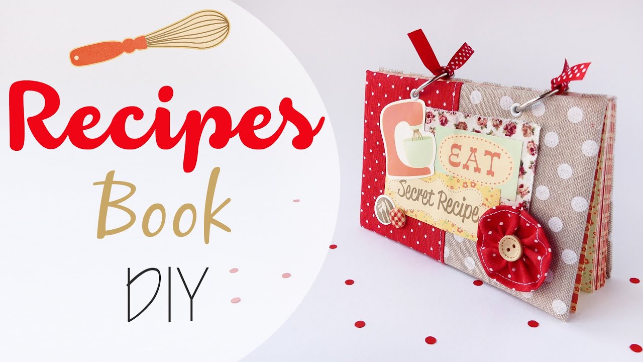 Ricettario con schede MODELLO GRATUITO - DIY Recipes book with cards