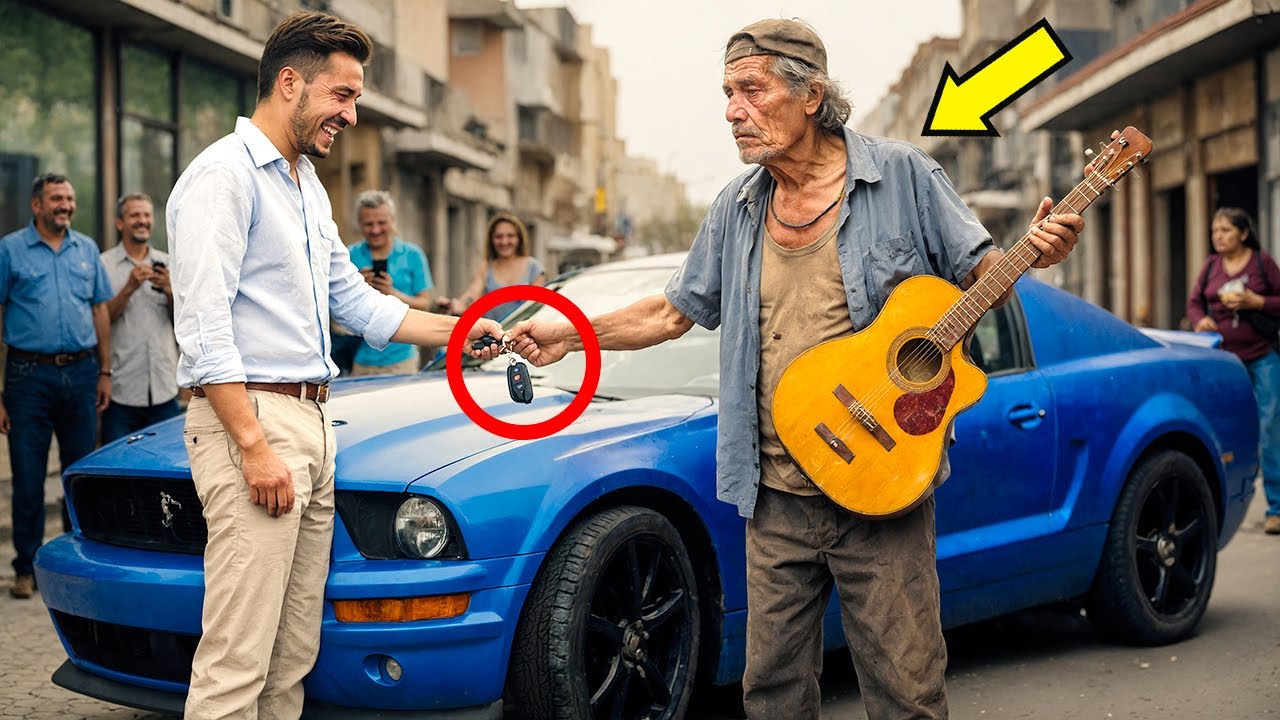 &laquo; Si tu joues cette chanson, je te donne ma voiture ! &raquo; &mdash; Il se moquait&hellip; jusqu&rsquo;au g&eacute;nie du mendiant!