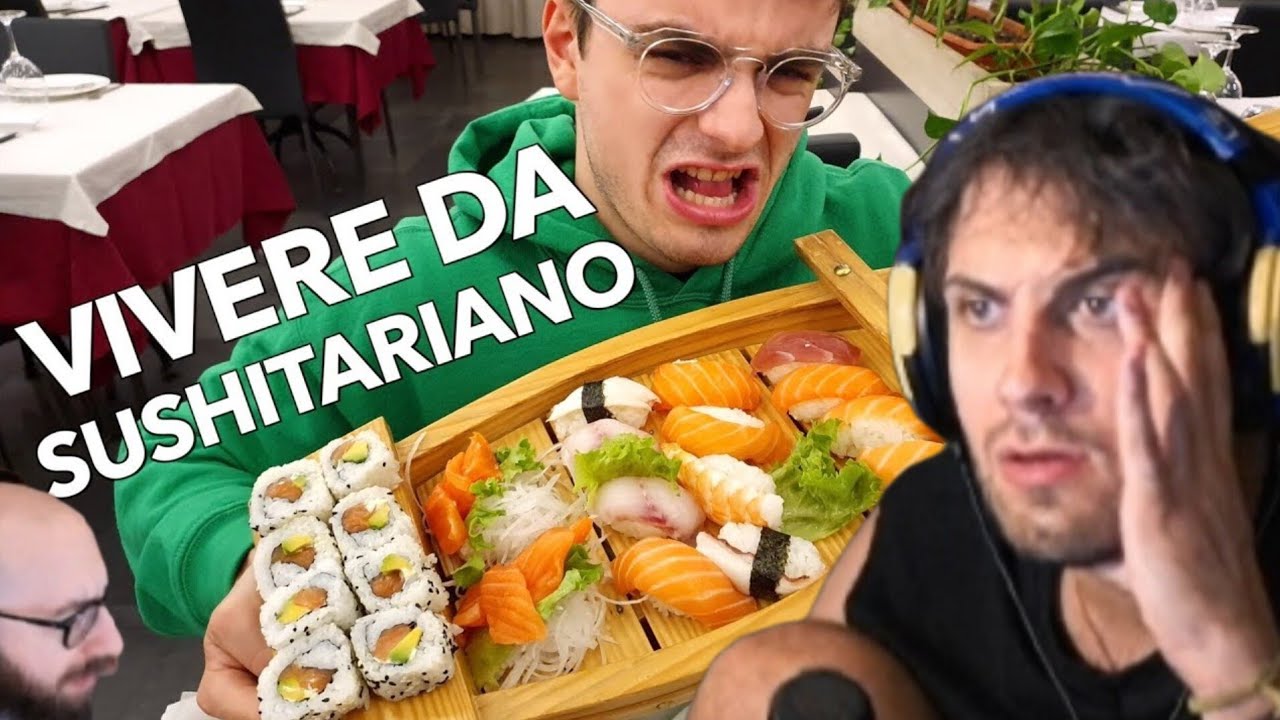BLUR e MARZA REACTION A JAKIDALE CHE MANGIA SOLO SUSHI PER UNA SETTIMANA