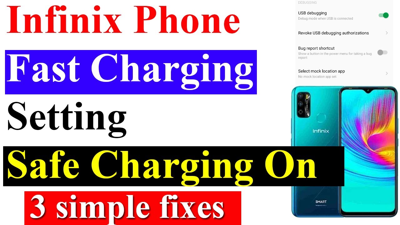 Infinix Phone Fast Charging Setting | Safe Charging On Infinix | 3 simple fixes