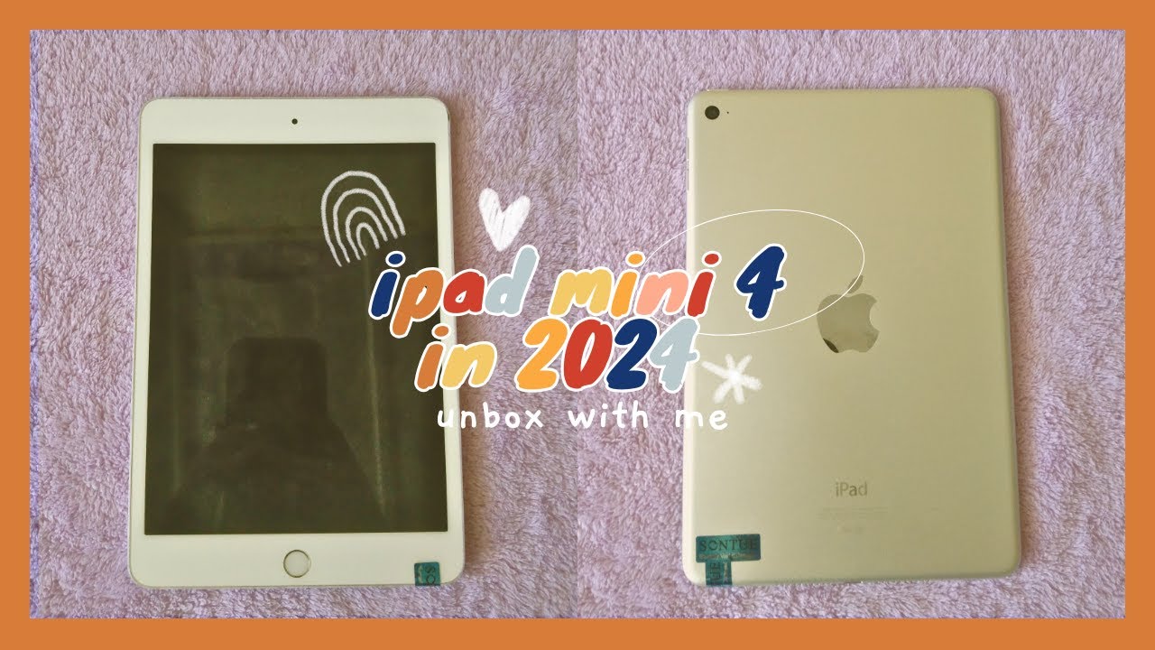 [ rei log # 12] unboxing ipad mini 4 in 2024✨📦 #ipadmini #ipad #ipadmini4