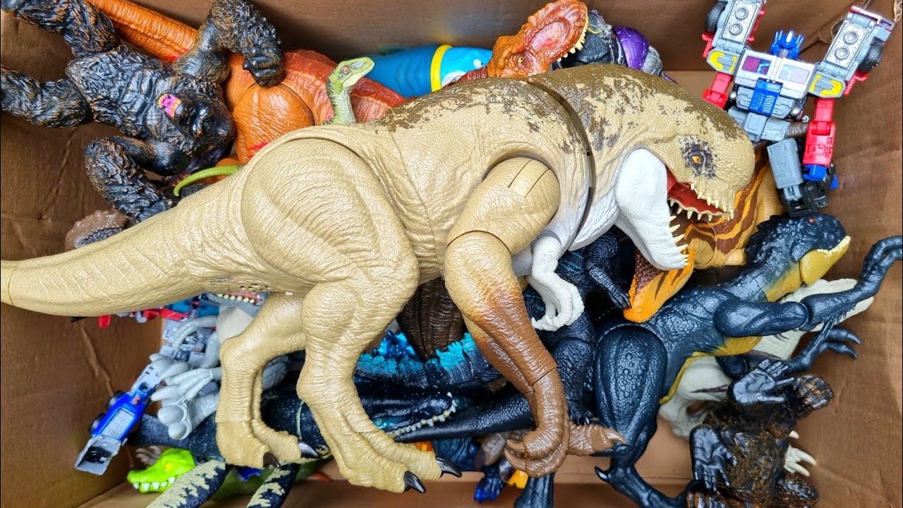 Hunting Tyrannosaurus Rex, Distortus Rex, Spinosaurus, Megalodon, Mosasaurus And More Dinosaur Toy