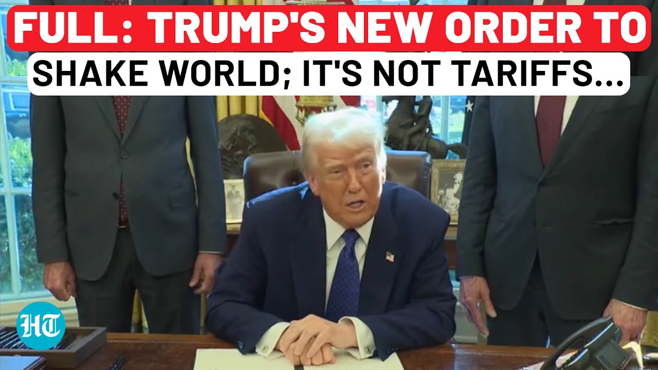 Full Event: Trump Issues New Order, Shakes World Economy - It's Not Tariffs | USA | White House