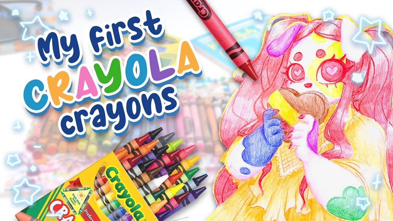 Впервые использую обычные цветные карандаши Crayola ★ Я в восторге!
