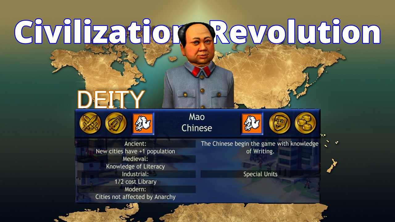 Civ Rev (Deity) - S1 E7 - China, One Horse Army vs Two Cities
