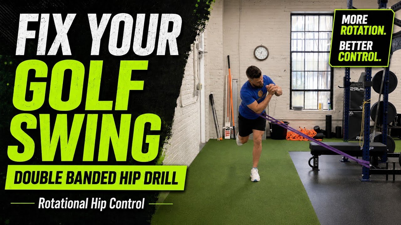 THIS WILL FIX YOUR GOLF SWING - “Double Banded” Rotational Hip Drills (Complete GUIDE)