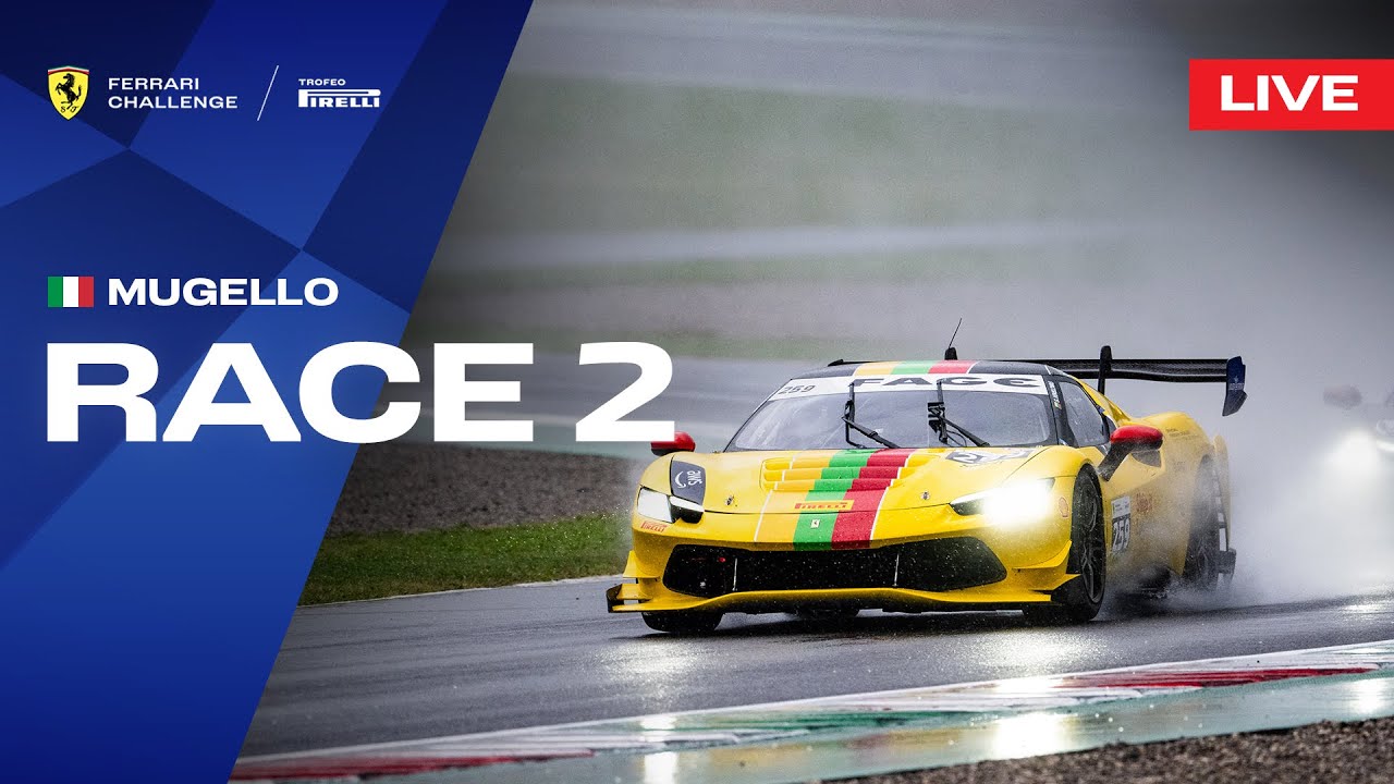 LIVE  Ferrari Challenge NA - Mugello, Race 2