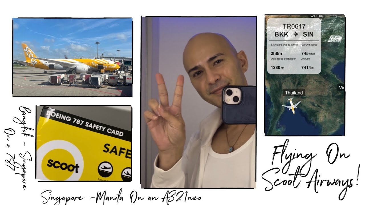 Trip Report |  Flying Scoot from Bangkok to Manila (Night Flight) via Sinapore (Red Eye)!