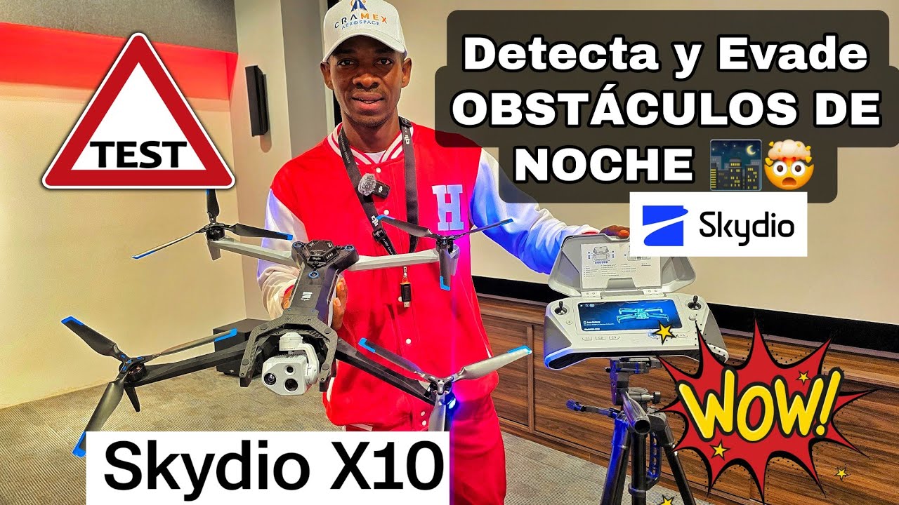 SKYDIO X10 Primer Drone que Detecta y Esquiva Obstáculos de Noche, Lo TEST en Campo Real-NIGHTSENSE