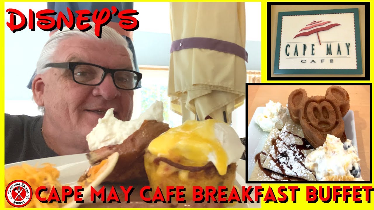 Disney's Cape May Cafe NEW Breakfast Buffet Dining Review | Disney's Beach Club Resort
