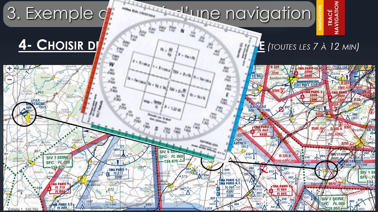 NAV 1 : Préparer et tracer une navigation en VFR