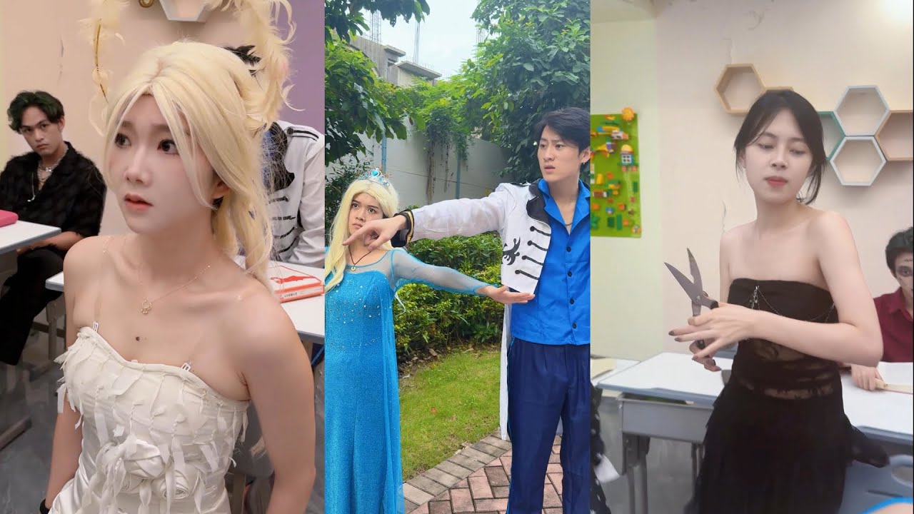 艾莎公主被一群人欺负了#艾莎 #王子