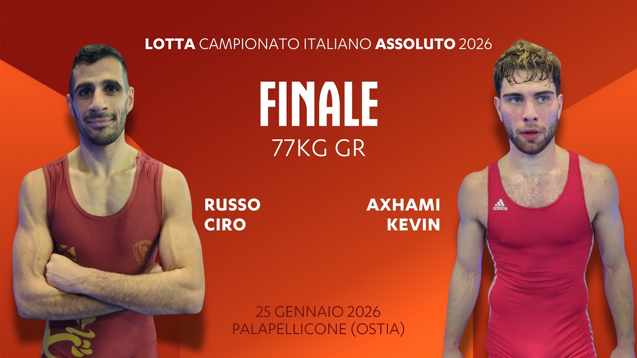 🤼‍♂️ Lotta Assoluti 2026 👉 RUSSO vs AXHAMI 🏆 finale 77kgGR