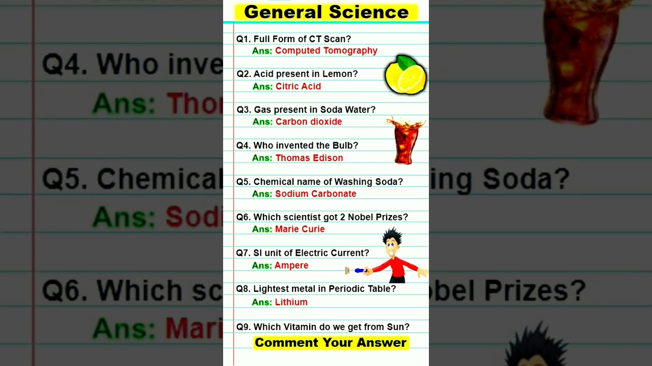 Science GK Questions | Did You Know 🤔 #shorts #science #gk #chemistry #ssc #sciencetricks