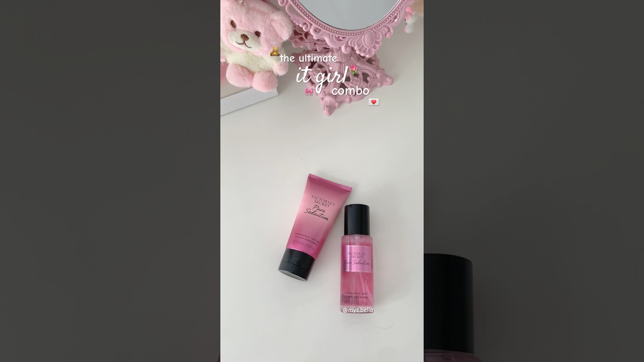 It girl bodycare routine | scented lotion | perfume | victoria secret pure seduction perfume #shorts
