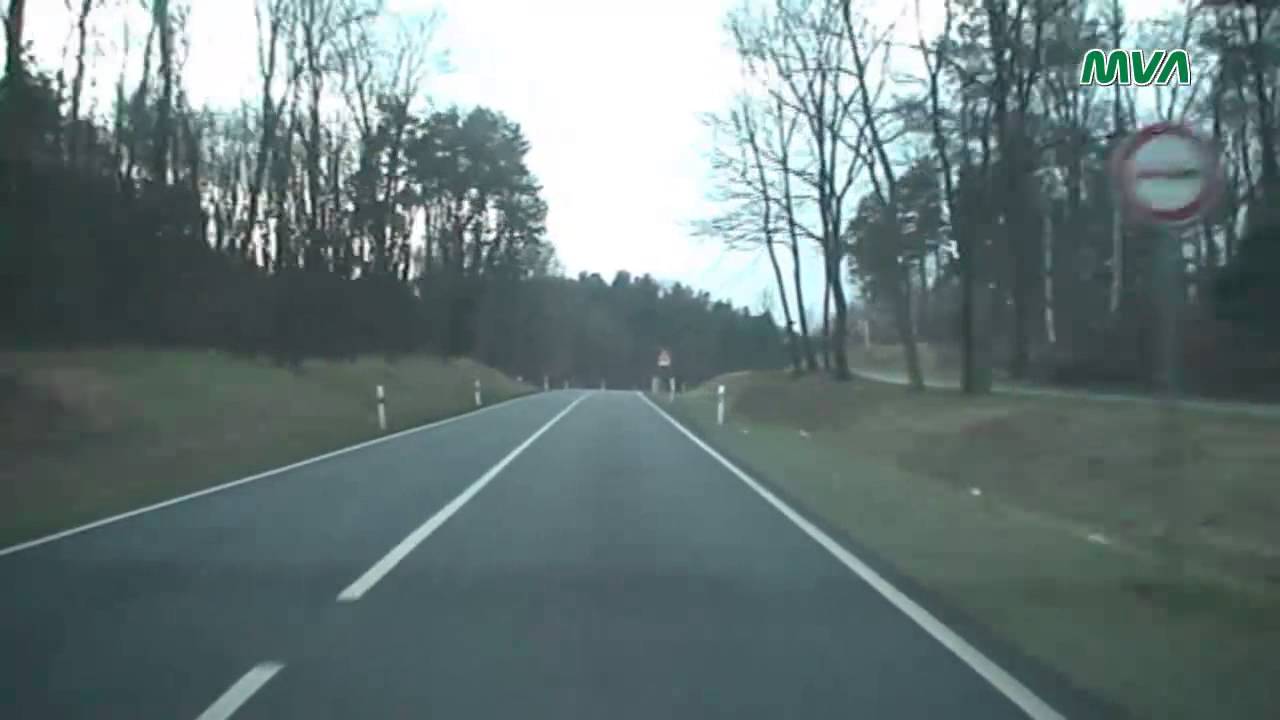 Fahrt von Eisenhüttenstadt nach Müllrose