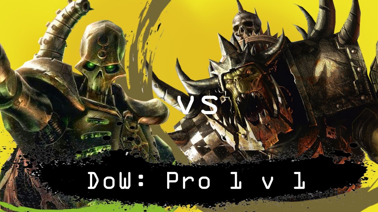Dawn of War Pro 1 на 1 Нерконы против Орков