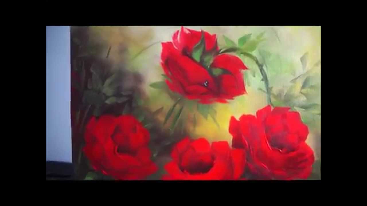 Pintando Rosas Vermelhas