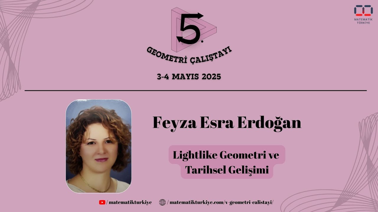 Feyza Esra Erdoğan | Lightlike Geometri ve Tarihsel Gelişimi