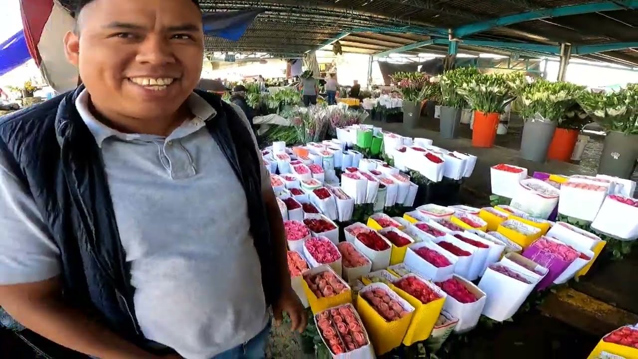 CENTRAL DE ABASTO CDMX/VENTA DE HERMOSAS FLORES/BUENO, BONITO Y BARATO