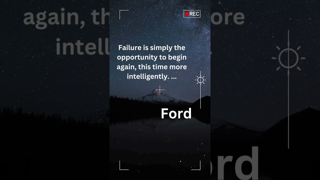 The Ford's Important quote