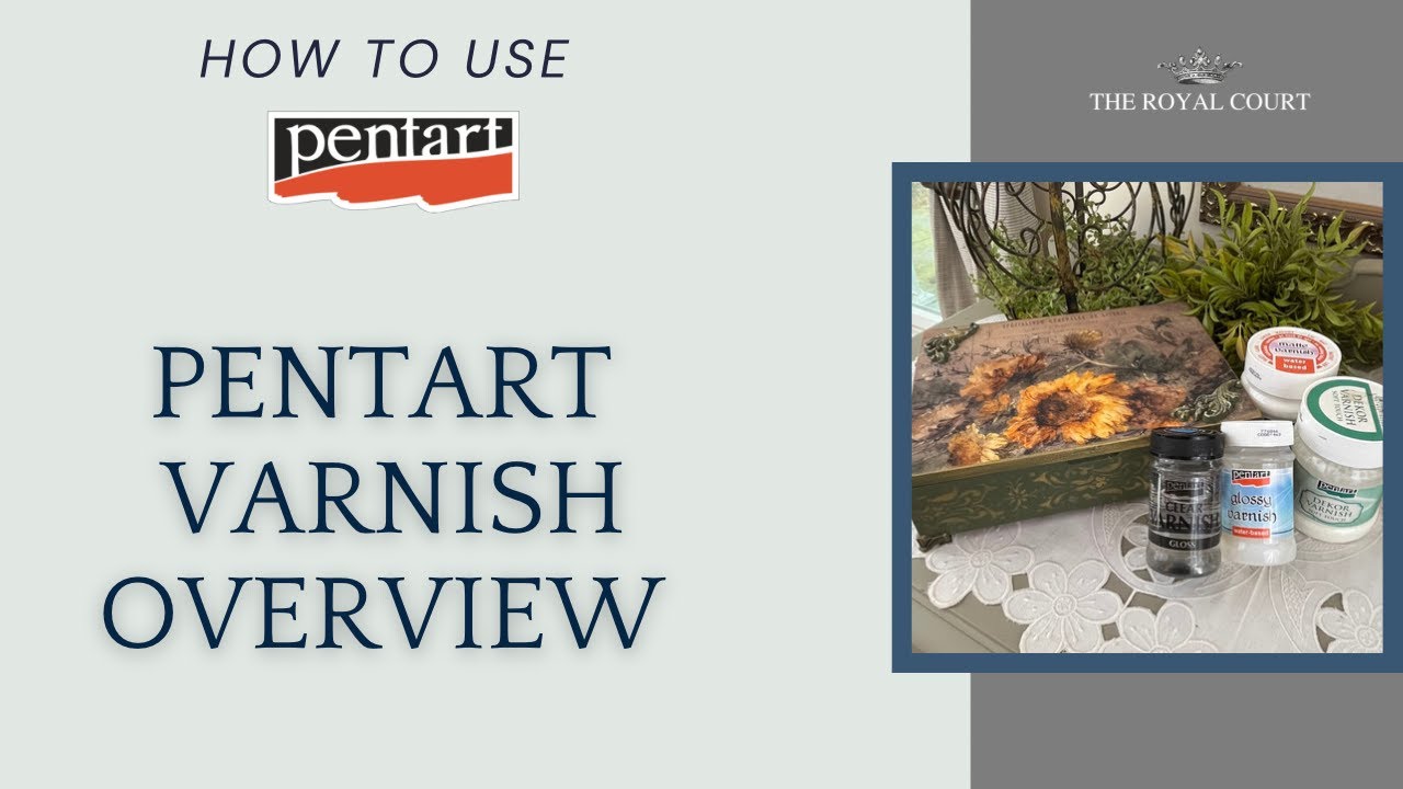 Review of Pentart Varnish Glossy Soft Touch Matte and More