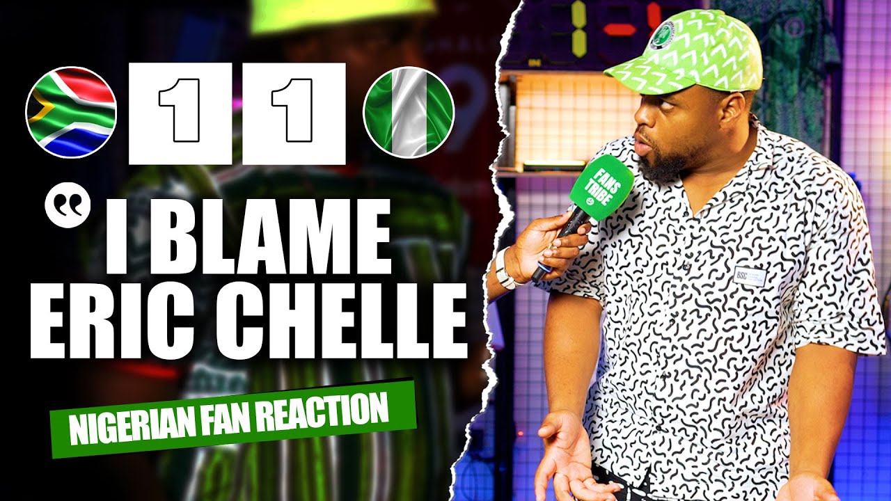 SOUTH AFRICA 1-1 NIGERIA ( Miracle - NIGERIAN FAN REACTION) - 2026 FIFA WORLD CUP QUALIFIER.
