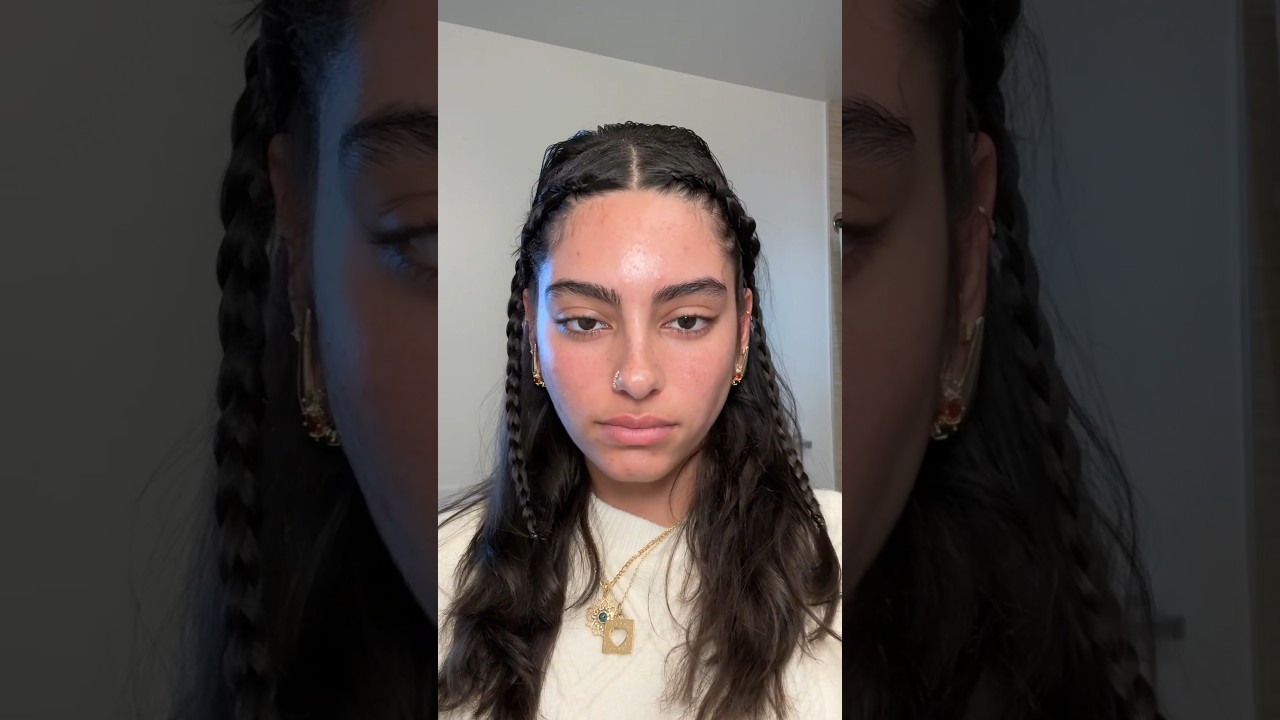 Pinterest inspired braided headband hairstyle 🌙