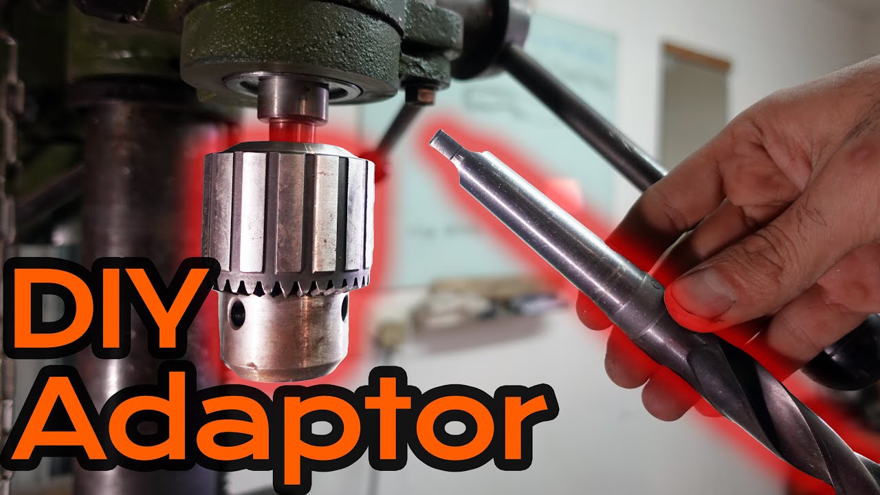 Morse Taper Drill Bit in Jacobs Chuck