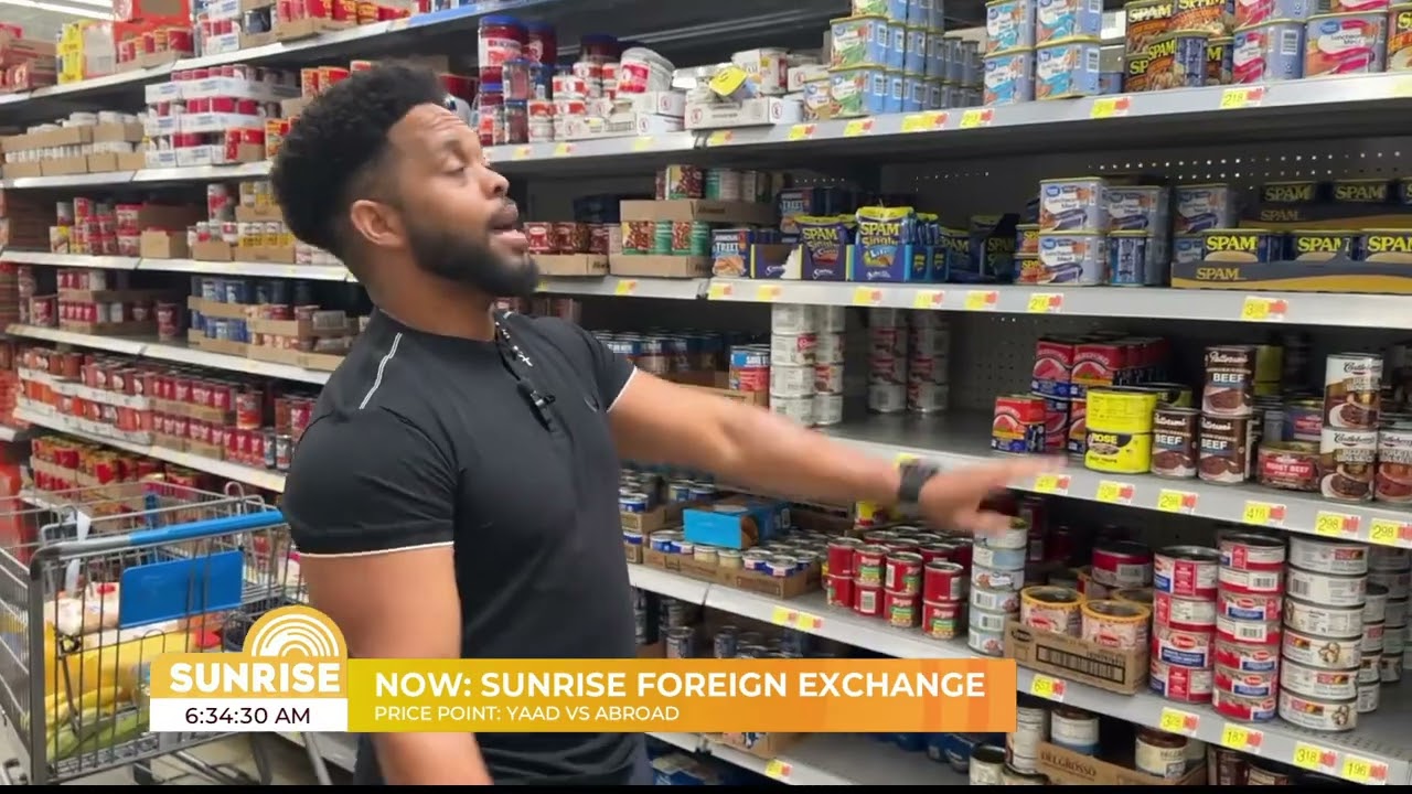 Comparing Grocery Prices In Yaad VS Abroad | Sunrise Foreign Exchange May 23, 2024 | CVMTV