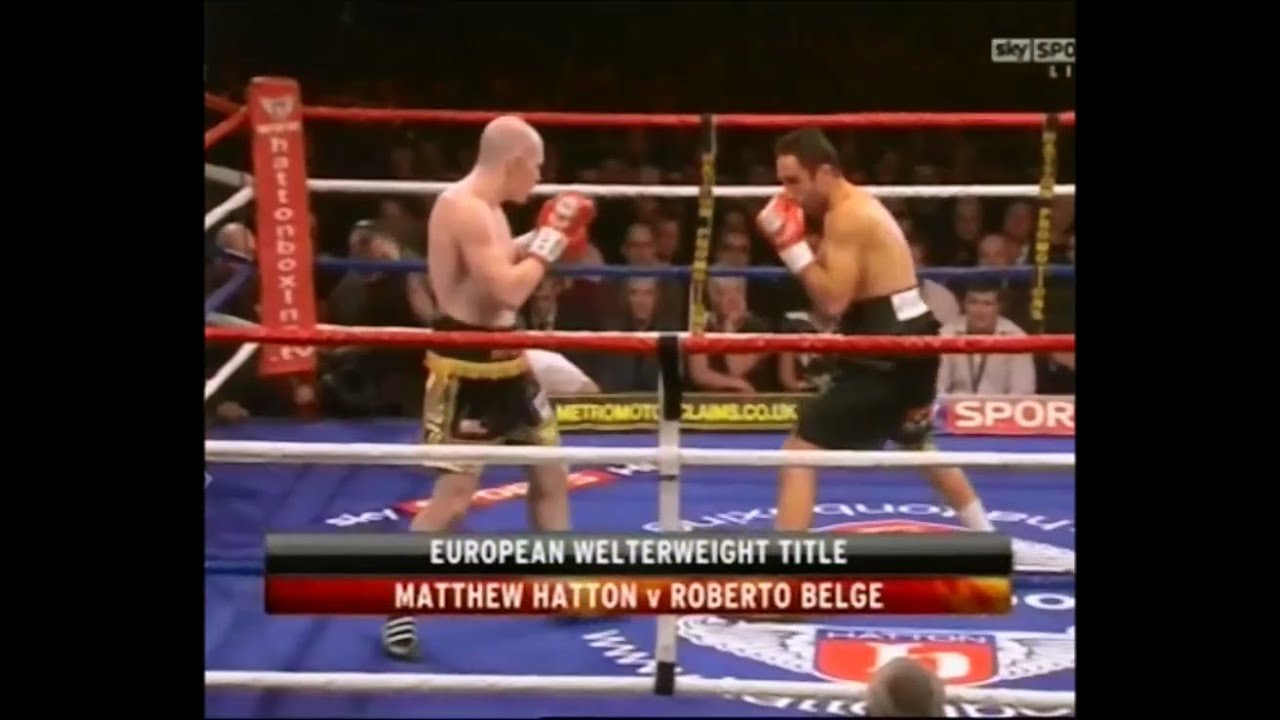 Matthew Hatton vs Roberto Belge EBU EUROPEAN WELTERWEIGHT TITLE┃SHANNONS GYM