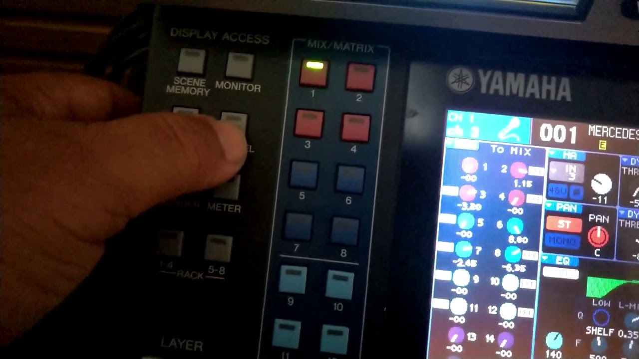 Yamaha LS9 patch inputs