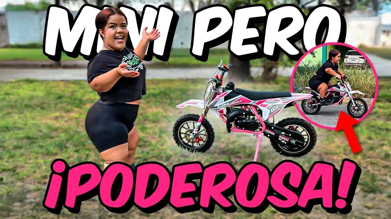 “La biker más pequeña del mundo 💨 del sueño a la realidad” 
