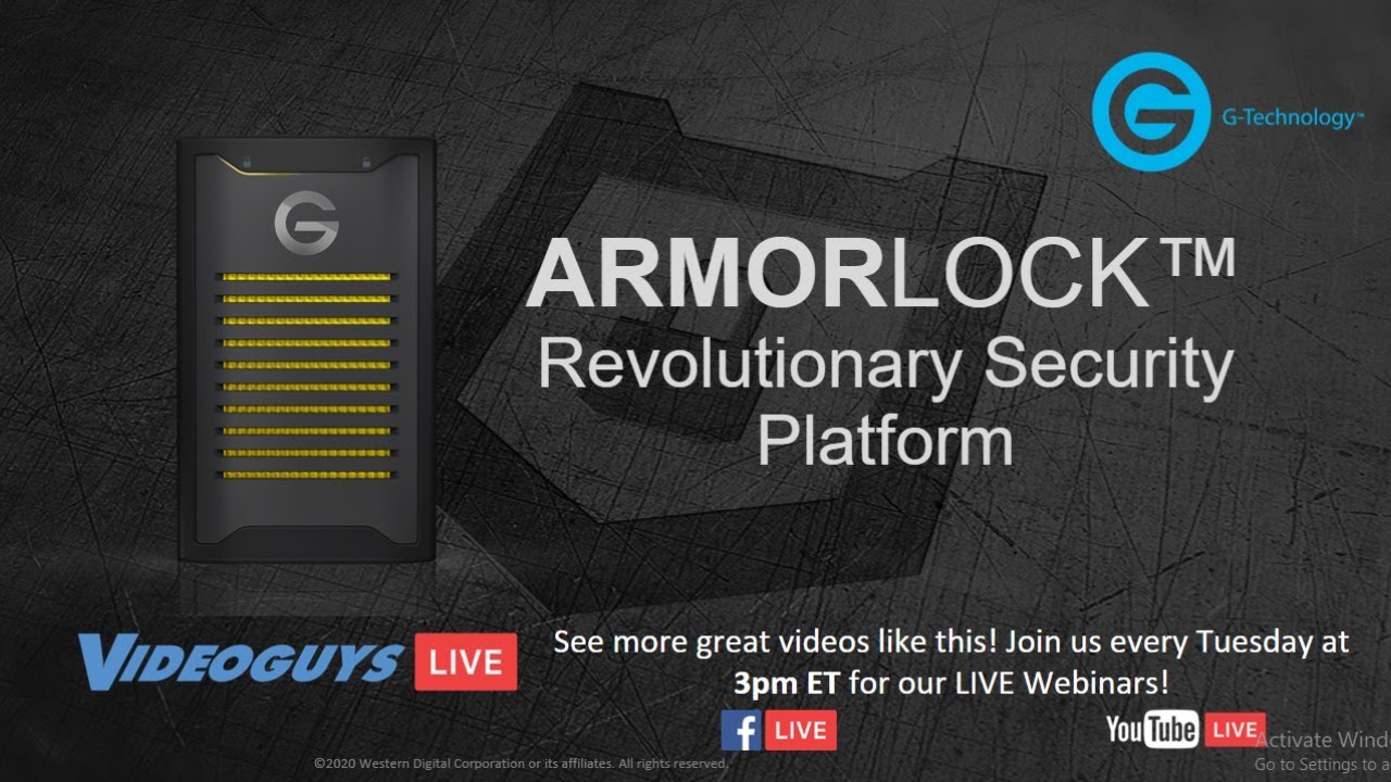 G-Technology ArmorLock Revolutionary Security Platform