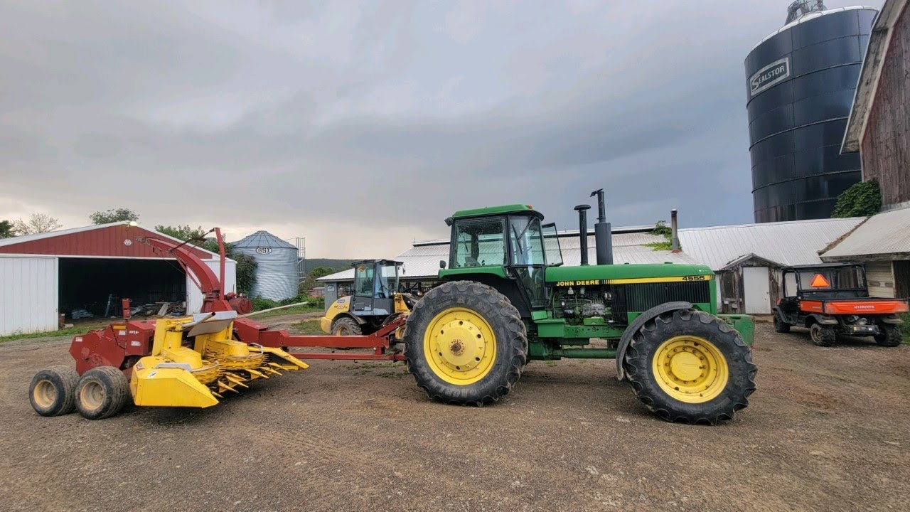 Getting The Chopper Ready To Chop Corn