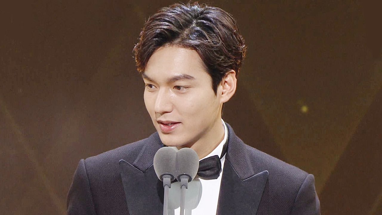 Lee Min Ho, 이민호, 최우수연기상 수상 “래원이형 못 봐서 아쉬워” @2016 SAF 연기대상 1부 20161231
