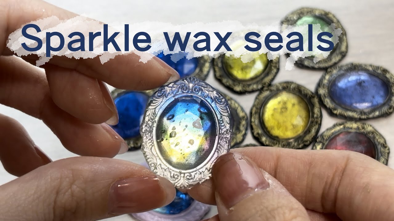 （字幕あり）宝石シーリングスタンプをたくさん作る💎wax sealing