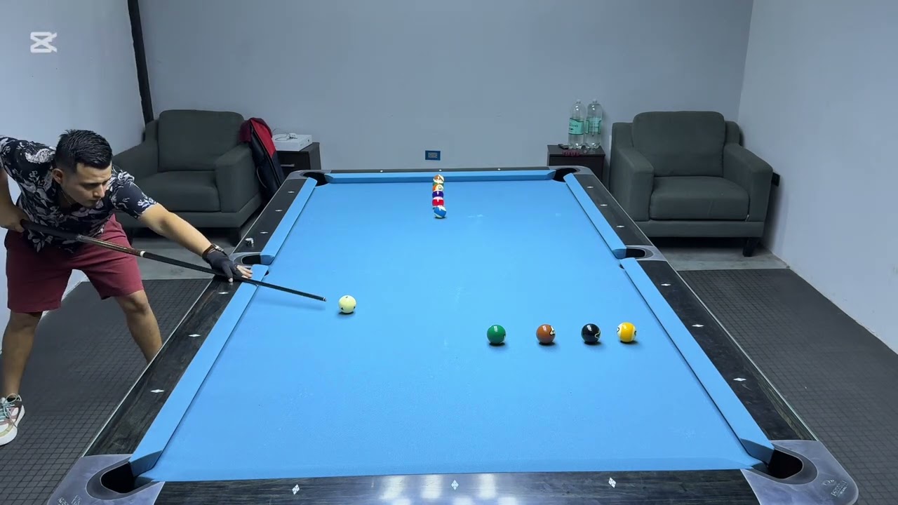 Acá les dejo este bonito ejercicio para que puedan entrenar jugadores de todos los niveles 🎱🔥